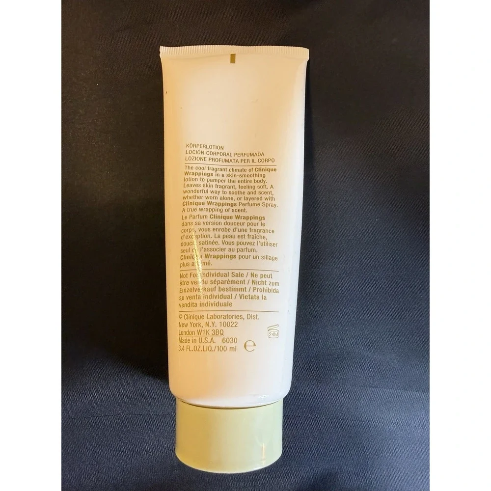Wrappings by Clinique Body Smoother Lotion for Women 3.4 Fl.Oz. New Without Box